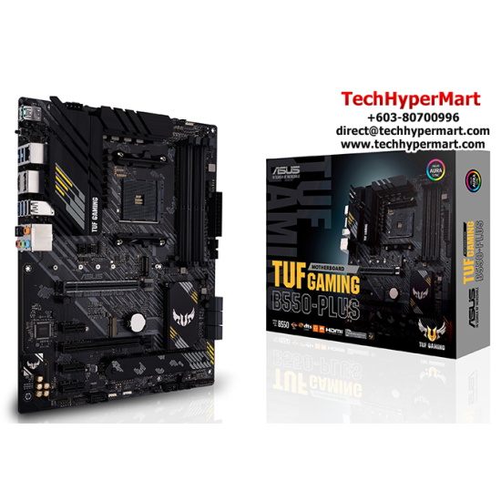 Asus TUF GAMING B550-PLUS Motherboard (ATX, AMD B550 Chipset, Socket AM4, DDR4 memory compatibility) Asus TUF GAMING B550-PLUS Motherboard (ATX, AMD B550 Chipset, Socket AM4, DDR4 memory compatibility)