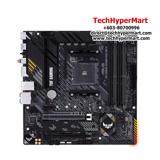 Asus TUF GAMING B550M-PLUS WIFI II Motherboard (ATX, AMD B550 Chipset, Socket AM4, DDR5 memory compatibility) Asus TUF GAMING B550M-PLUS WIFI II Motherboard (ATX, AMD B550 Chipset, Socket AM4, DDR5 memory compatibility)