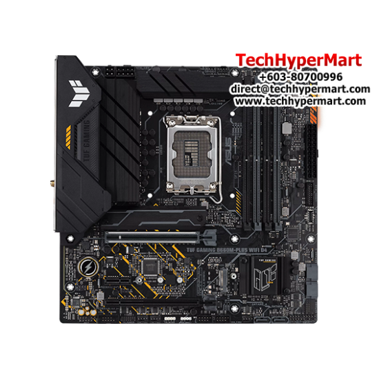 Asus TUF GAMING B660M-PLUS WIFI D4 Motherboard (Micro-ATX, Intel B660 Chipset, Socket LGA1700, DDR4 memory compatibility)