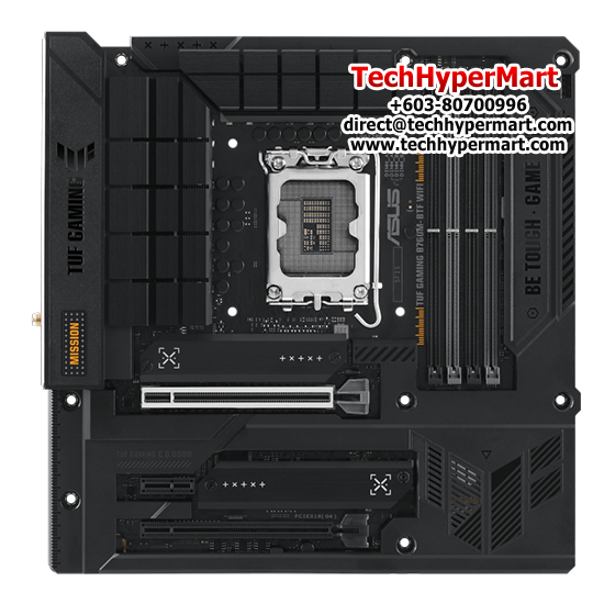 Asus TUF GAMING B760M-BTF WIFI D5 Motherboard (Micro-ATX, Intel B760 Chipset, Socket LGA1700, DDR5 memory compatibility)