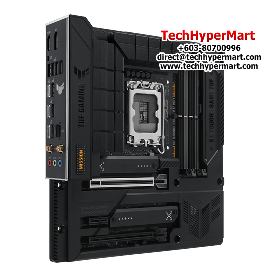 Asus TUF GAMING B760M-BTF WIFI D5 Motherboard (Micro-ATX, Intel B760 Chipset, Socket LGA1700, DDR5 memory compatibility) Asus TUF GAMING B760M-BTF WIFI D5 Motherboard (Micro-ATX, Intel B760 Chipset, Socket LGA1700, DDR5 memory compatibility)