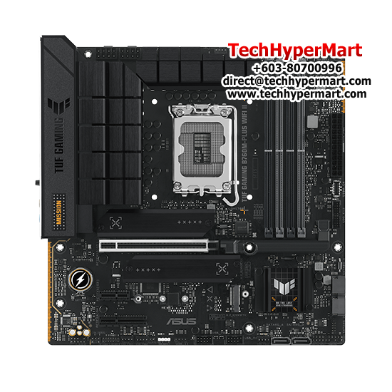 Asus TUF GAMING B760M-PLUS WIFI II Motherboard (mATX, Intel B760 Chipset, Socket LGA1700, DDR5 memory compatibility) Asus TUF GAMING B760M-PLUS WIFI II Motherboard (mATX, Intel B760 Chipset, Socket LGA1700, DDR5 memory compatibility)