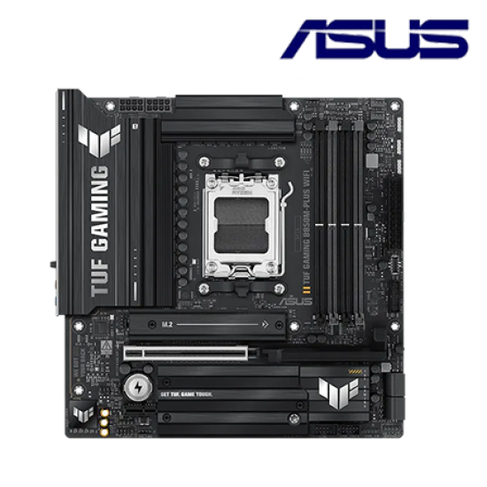 Asus TUF GAMING B850M-PLUS WIFI Motherboard (Micro-ATX, AMD B850 Chipset, Socket AM5, DDR5 memory compatibility) Asus TUF GAMING B850M-PLUS WIFI Motherboard (Micro-ATX, AMD B850 Chipset, Socket AM5, DDR5 memory compatibility)