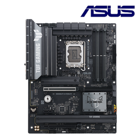 Asus TUF GAMING B860-PLUS WIFI Motherboard (ATX, Intel B860 Chipset, Socket LGA1851, DDR5 memory compatibility) Asus TUF GAMING B860-PLUS WIFI Motherboard (ATX, Intel B860 Chipset, Socket LGA1851, DDR5 memory compatibility)