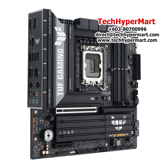 Asus TUF GAMING B860M-PLUS WIFI Motherboard (mATX, Intel B860 Chipset, Socket LGA1851, DDR5 memory compatibility) Asus TUF GAMING B860M-PLUS WIFI Motherboard (mATX, Intel B860 Chipset, Socket LGA1851, DDR5 memory compatibility)