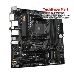 Gigabyte B550M-DS3H-AC Motherboard (Micro-ATX Form Factor, AMD B550 Chipset, Soket AM4, 4 x DDR4 up to 128GB)