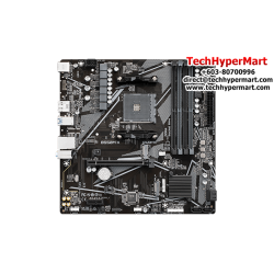 Gigabyte B550M K (4 DIMM) Motherboard (Micro-ATX Form Factor, AMD B550 Chipset, Soket AM4, 4 x DDR4 up to 128GB)