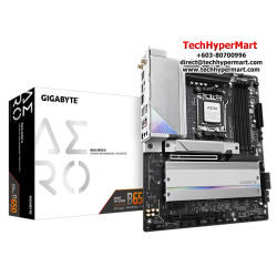 Gigabyte B650 AERO G Motherboard (ATX Form Factor, AMD B650 Chipset, Soket AM5, 4 x DDR5 up to 128GB)