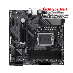 Gigabyte B650M-D3HP-AX Motherboard (Micro-ATX Form Factor, AMD B650 Chipset, Soket AM5, 4 x DDR5 up to 192GB)