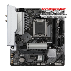 Gigabyte B650M-GAMING-WIFI Motherboard (Micro-ATX Form Factor, AMD B650 Chipset, Soket AM5, 4 x DDR5 up to 96GB)