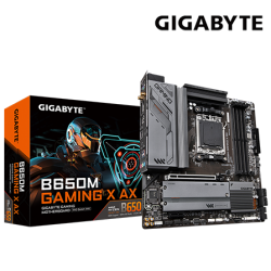 Gigabyte B650M GAMING X AX Motherboard (Micro-ATX Form Factor, AMD B650 Chipset, Soket AM5, 4 x DDR5 up to 128GB)