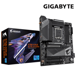 Gigabyte B760 A ELITE AX DDR4 Motherboard (ATX Form Factor, Intel B760 Chipset, Soket LGA1700, 4 x DDR4 up to 128GB)