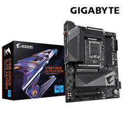 Gigabyte B760-AORUS-ELITE-AX-DDR4 Motherboard (ATX Form Factor, Intel B760 Chipset, Soket LGA1700, 4 x DDR4 up to 128GB)