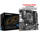 Gigabyte B760M-DS3H-AX Motherboard (Micro-ATX Form Factor, Intel B760 Chipset, Soket LGA1700, 4 x DDR5 up to 192GB)