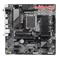 Gigabyte B760M-DS3H-AX Motherboard (Micro-ATX Form Factor, Intel B760 Chipset, Soket LGA1700, 4 x DDR5 up to 192GB)