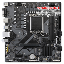 Gigabyte B760M-E Motherboard (Micro-ATX Form Factor, Intel B760 Chipset, Soket LGA1700, 2 x DDR5 up to 96GB)