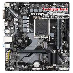 Gigabyte B760M-H-DDR4 Motherboard (Micro-ATX Form Factor, Intel B760 Chipset, Soket LGA1700, 2 x DDR4 up to 64GB)