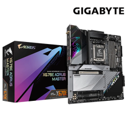 Gigabyte X670E AORUS MASTER Motherboard (E-ATX Form Factor, AMD X670 Chipset, Soket AM5, 4 x DDR5 up to 128GB)