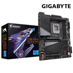 Gigabyte Z790-A-ELITE-X-WIFI-7 Motherboard (ATX Form Factor, Intel Z790 Chipset, Soket LGA1700, 4 x DDR5 up to 192GB)