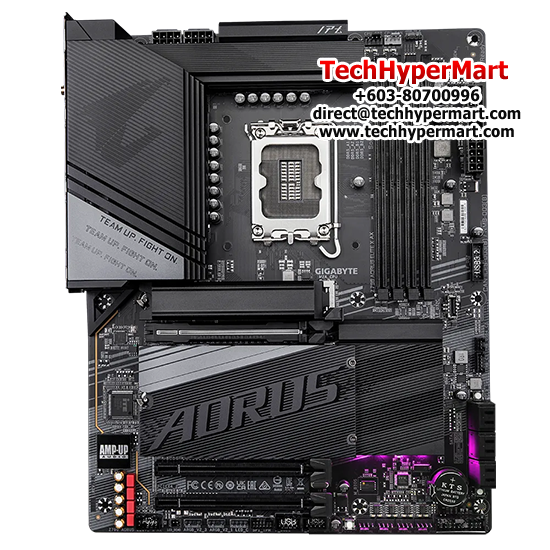 Gigabyte Z790-AORUS-ELITE-X-AX Motherboard (ATX Form Factor, Intel Z790 Chipset, Soket LGA1700, 4 x DDR5 up to 192GB)