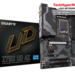 Gigabyte Z790 UD AX Motherboard (ATX Form Factor, Intel Z790 Chipset, Soket LGA1700, 4 x DDR5 up to 128GB)