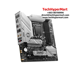 MSI B760M PROJECT ZERO Motherboard (mATX Form Factor, Intel B760 Chipset, Socket LGA1700, 4 x DDR5 up to 256GB)