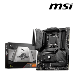 MSI MAG B650 TOMAHAWK WIFI Motherboard (ATX Form Factor, AMD B650 Chipset, Socket AM5, 4 x DDR5 up to 128GB)