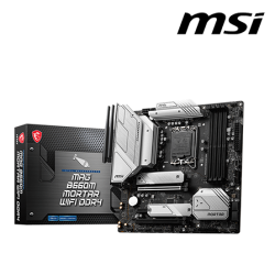 MSI MAG B660M MORTAR WIFI DDR4 Motherboard (M-ATX Form Factor, Intel B660 Chipset, Socket LGA1700, 4 x DDR4 up to 128GB)