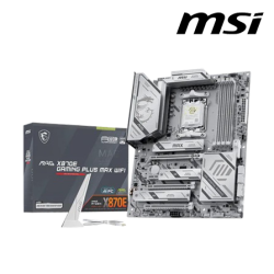 MSI MAG X870E GAMING PLUS MAX WIFI Motherboard (ATX Form Factor, AMD X870E Chipset, Socket AM5, 4 x DDR5 up to 256GB)