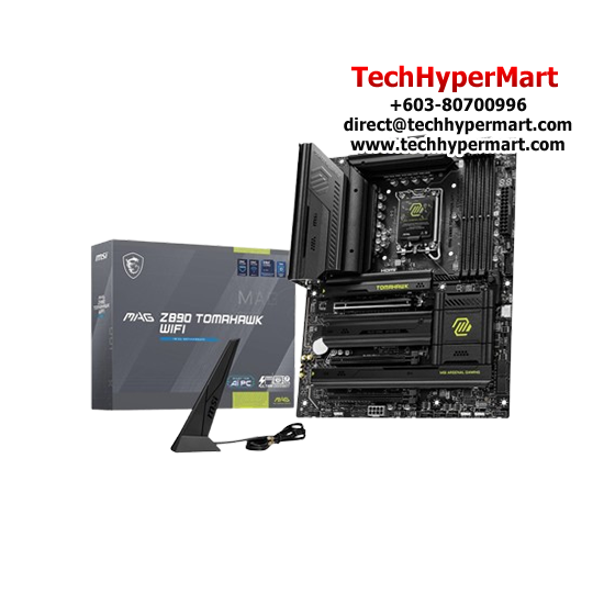 MSI MAG-Z890-TOMAHAWK-WIFI Motherboard (ATX Form Factor, Intel Z890 Chipset, Socket LGA1851, 4 x DDR5 up to 256GB) MSI MAG-Z890-TOMAHAWK-WIFI Motherboard (ATX Form Factor, Intel Z890 Chipset, Socket LGA1851, 4 x DDR5 up to 256GB)