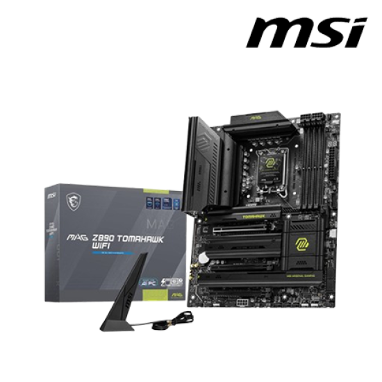 MSI MAG-Z890-TOMAHAWK-WIFI Motherboard (ATX Form Factor, Intel Z890 Chipset, Socket LGA1851, 4 x DDR5 up to 256GB) MSI MAG-Z890-TOMAHAWK-WIFI Motherboard (ATX Form Factor, Intel Z890 Chipset, Socket LGA1851, 4 x DDR5 up to 256GB)