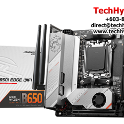 MSI MPG B650I EDGE WIFI Motherboard (Mini-ITX Form Factor, AMD B650 Chipset, Socket AM5, 2 x DDR5 up to 64GB)