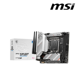 MSI MPG B760I EDGE WIFI DDR4 Motherboard (Mini-ITX Form Factor, Intel B760 Chipset, Socket LGA1700, 2 x DDR4 up to 64GB)