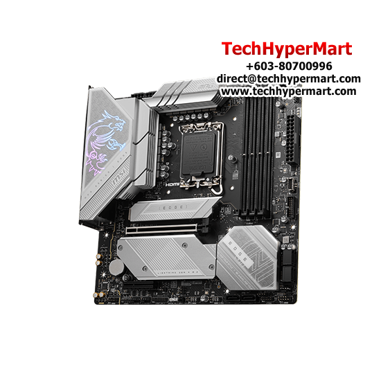 MSI MPG B760M EDGE TI WIFI Motherboard (mATX Form Factor, Intel B760 Chipset, Socket LGA1700, 4 x DDR5 up to 256GB) MSI MPG B760M EDGE TI WIFI Motherboard (mATX Form Factor, Intel B760 Chipset, Socket LGA1700, 4 x DDR5 up to 256GB)