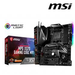 MSI MPG X570 GAMING EDGE WIFI Motherboard (ATX Form Factor, AMD X570 Chipset, Socket AM4, 4 x DDR4 up to 128GB)