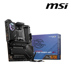 MSI MPG X670E CARBON WIFI Motherboard (ATX Form Factor, AMD X670 Chipset, Socket AM5, 4 x DDR5 up to 128GB)