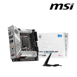 MSI MPG Z790I EDGE WIFI Motherboard (Mini-ITX Form Factor, Intel Z790 Chipset, Socket LGA1700, 2 x DDR5 up to 96GB)
