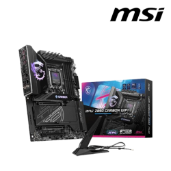 MSI MPG-Z890-CARBON-WIFI Motherboard (ATX Form Factor, Intel Z890 Chipset, Socket LGA1851, 4 x DDR5 up to 256GB)