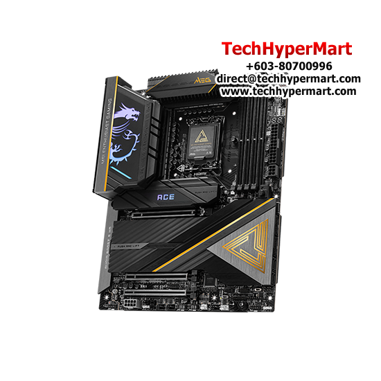 MSI MEG-Z890-ACE Motherboard (ATX Form Factor, Intel Z890 Chipset, Socket LGA1851, 4 x DDR5 up to 256GB) MSI MEG-Z890-ACE Motherboard (ATX Form Factor, Intel Z890 Chipset, Socket LGA1851, 4 x DDR5 up to 256GB)