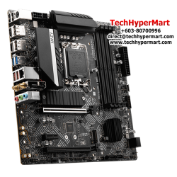 MSI PRO B660M-A WIFI (DDR5) Motherboard (M-ATX Form Factor, Intel B660 Chipset, Socket LGA1700, 4 x DDR5 up to 192GB)