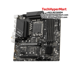 MSI PRO B760M-A WIFI Motherboard (mATX Form Factor, Intel B760 Chipset, Socket LGA1700, 4 x DDR5 up to 256GB)