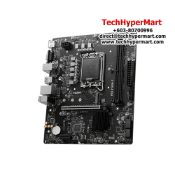MSI PRO B760M-E Motherboard (mATX Form Factor, Intel B760 Chipset, Socket LGA1700, 2 x DDR5 up to 128GB)