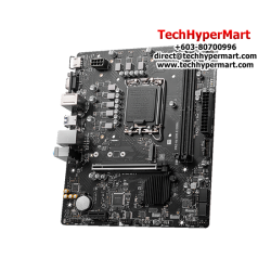 MSI PRO H610M-E DDR4 Motherboard (Micro-ATX Form Factor, Intel H610 Chipset, Socket LGA1700, 2 x DDR4 up to 64GB)