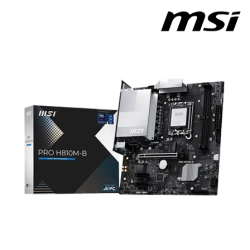 MSI PRO H810M-B Motherboard (mATX Form Factor, Intel H810 Chipset, Socket LGA1851, 2 x DDR5 up to 128GB)