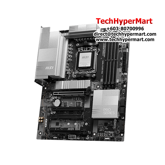 MSI PRO-X870-P-WIFI Motherboard (ATX Form Factor, AMD X870 Chipset, Socket AM5, 4 x DDR5 up to 256GB)