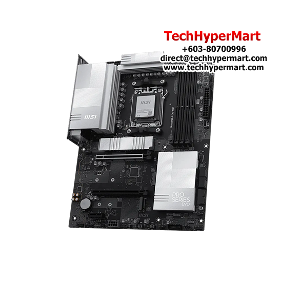 MSI PRO X870E-S EVO WIFI Motherboard (ATX Form Factor, AMD X870E Chipset, Socket AM5, 4 x DDR5 up to 256GB)