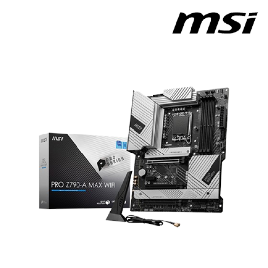 MSI PRO Z790-A MAX WIFI Motherboard (ATX Form Factor, Intel Z790 Chipset, Socket LGA1700, 4 x DDR5 up to 256GB)