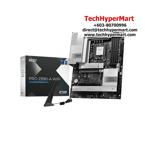 MSI PRO-Z890-A-WIFI Motherboard (ATX Form Factor, Intel Z890 Chipset, Socket LGA1851, 4 x DDR5 up to 256GB) MSI PRO-Z890-A-WIFI Motherboard (ATX Form Factor, Intel Z890 Chipset, Socket LGA1851, 4 x DDR5 up to 256GB)