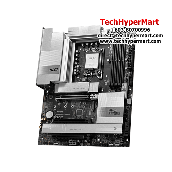 MSI PRO-Z890-A-WIFI Motherboard (ATX Form Factor, Intel Z890 Chipset, Socket LGA1851, 4 x DDR5 up to 256GB) MSI PRO-Z890-A-WIFI Motherboard (ATX Form Factor, Intel Z890 Chipset, Socket LGA1851, 4 x DDR5 up to 256GB)