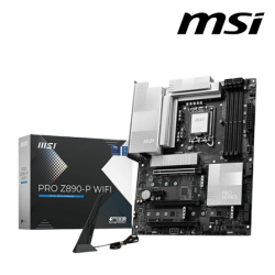 MSI PRO-Z890-P-WIFI Motherboard (ATX Form Factor, Intel Z890 Chipset, Socket LGA1851, 4 x DDR5 up to 256GB)